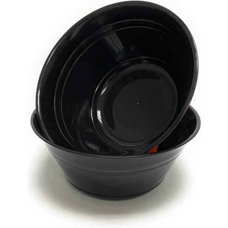 Mintra Home - (10150) Snack Bowl Large Black 2 Pack