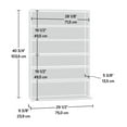 thumbnail image 4 of Sauder, Multimedia Storage Tower, Cinnamon Cherry Finish, 413034, 4 of 6