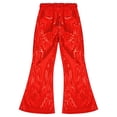 thumbnail image 6 of EnJoCho Kids Girls Sequin Dance Pants Shiny Wide Leg Bell Bottoms Trousers Jazz Hi𝗉 Ho𝗉 Street Performance Costume Party Bottoms, 6 of 7