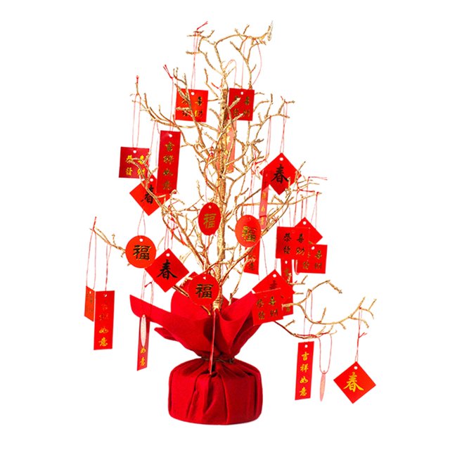 Centro de mesa de de dinero de año Nuevo chino, decoraciones chinas, adorno de de tienda, centro comercial interior, tienda 50cm Sunnimix Bonsái de simulación