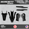 thumbnail image 4 of Kalair GFX Graphics Kit for Husqvarna Enduro 4-STORKE FE350,FE450 and FE501 (2020-2023) Serenity Series, 4 of 5