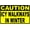 Warning Sign 5, variant on Warning in Case of Emergency Call 911 Sign - 8"x12" Rust-Proof Aluminum Sign, Red and White Design for Offices Factories Public Facilities