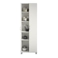 thumbnail image 5 of Systembuild Evolution Lory 24" Utility Storage Cabinet, White, 5 of 14