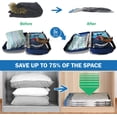 thumbnail image 2 of LAICAIW 24 Pack Travel Space Saver Bags Vacuum Storage, with Sizes Medium to Large, Sealer Bag Roll-up Compression Storage No Vacuum Needed and Packing Organizers for Travel, comforters, blankets, a, 2 of 6