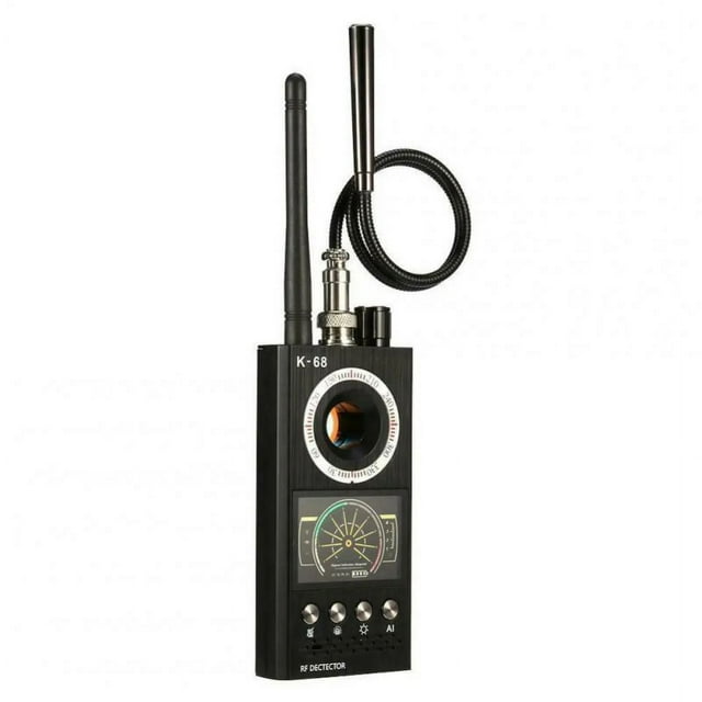 Détecteurs de Caméras Cachées K68 Dispositif d'Écoute Détecteur Traqueur Scanner de Signal Sans Fil avec Antenne Scanner de Signal
