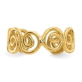 thumbnail image 5 of 14k Scroll Toe Ring, 5 of 8