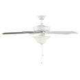 thumbnail image 3 of Trade Winds Tobias 52" 2-Light Ceiling Fan in White, 3 of 6