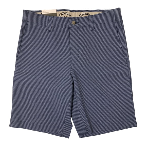 Callaway Men's Opti-Dry Active Waistband Flat Front Performance Shorts (Peacoat, 34)
