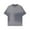 Gray, variant on Big and Tall Shirts for Mens Cotton Short Sleeve Summer Loose Tee Causal Oversized Streetwear Shirt