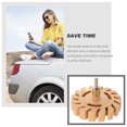 thumbnail image 3 of SEWACC Sticker Removal Wheel Beige Pneumatic Glue Remover Disk Removes 1Pack, 3 of 8