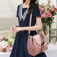 thumbnail image 6 of Handbags and Purses for Women Fashion Tote Bags Tassle Shoulder Bag Top Handle Satchel Purse Set 3pcs, 6 of 6