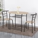 thumbnail image 2 of Muebles de Hierro Costway Conjunto de Mesa y 2 Sillas para Cocina, 2 of 10