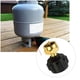 thumbnail image 3 of Naiovety Adaptador de tanque de propano, acoplador de cilindro de para barbacoa al aire libre de latón, componentes de adaptación, accesorio Kits de desorden para acampar, 3 of 6