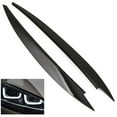 thumbnail image 2 of Abs Gloss Black Front Headlight Eyelid Eyebrow Cover Trim for Cars, Easy Installation, 2 of 8
