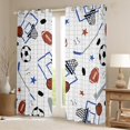 thumbnail image 2 of Castle Fairy Soccer Basketball Football Black Out Curtains for Teenagers,Sport Theme Curtains Pack of 2 (42x63 Each),Ball Gamer Bedroom Curtains,Super Cozy Room Decor, 2 of 6