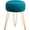 Teal, variant on Vanity Stool, Teal Vanity Stools for Makeup Room, Round Ottoman Foot Stool, Footrest Vanity Chair for Bathroom Vanity, Bedroom, Living Room, Entryway, Offices