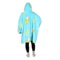 thumbnail image 3 of Tirrinia Oversized Blanket Hoodie, Wearable Fluffy Sherpa Blanket, Cozy Sweatshirt Blanket Gift for Adult Women Men Girlfriend, 3 of 4