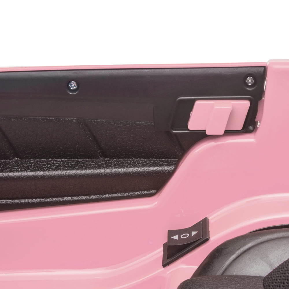CIPACHO 12V Kids Electric Ride-on Car for Indoor Outdoor, Battery Powered Ride-On Vehicle for Child, Pink