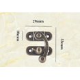 thumbnail image 2 of 12pcs Right Latch Buckle Jewelry Box Decorative Latch Lock Jewelry Wooden Box Hasp Latch Hook, 2 of 4
