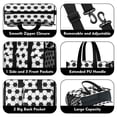 thumbnail image 3 of Teacher Tote Bag,Soccer Ball Pattern Teacher Utility Tote Bag,Large Work Tote Bags for Women with Multiple Pockets,Top Zipper Closure,13.8x10.6x6.7 Inch, 3 of 5