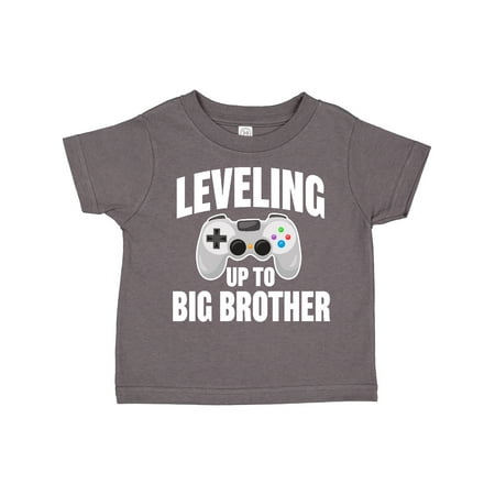 

Inktastic Leveling Up to Big Brother Gift Toddler Boy Girl T-Shirt