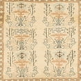 thumbnail image 1 of Ahgly Company Indoor Square Abstract Khaki Gold Abstract Area Rugs, 4' Square, 1 of 6