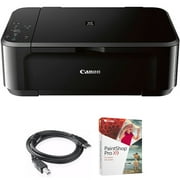 Canon Pixma MG3620 Wireless Inkjet All-In-One Multifunction Printer (0515C002) Bundle with High Speed 6-foot USB Printer Cable and Corel Paintshop Pro 2018 (Digital Download)
