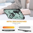 thumbnail image 4 of Case for Samsung Galaxy S22+ 5G Military Grade Shockproof Magnetic Attachment with Stand Case Cover,Green,For Galaxy S22+ (5G), 4 of 6