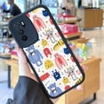 thumbnail image 2 of Estuche exclusivo para teléfono plateado mate de doble capa con gráficos divertidos para iPhone 15 Pro Max 14 13 12 Pro 11: ¡protección confiable!, 2 of 4