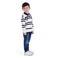 thumbnail image 5 of Mickey Mouse Toddler Boy Cream Long Sleeve Rugby Shirt, Sizes 12M-5T, 5 of 7