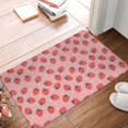 thumbnail image 4 of Goofa 16"x24" Inches Strawberries Doormats for Outdoor Entrance - Non-Slip Welcome Mat, Heavy Duty Door Mats Outdoor, Spring Doormat, 4 of 9