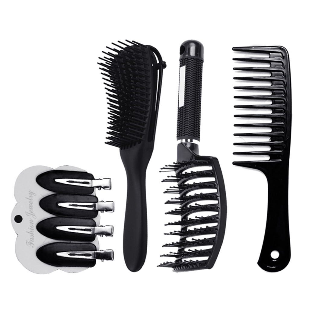 YESTUNE Hair Styling Comb Set 7 Pcs Include 3 Combs and 4 Hairpins Suitable  for Men and Women Kinky Wavy Curly Coily Long Short Hair Professional Salon  Hair Clips Set 