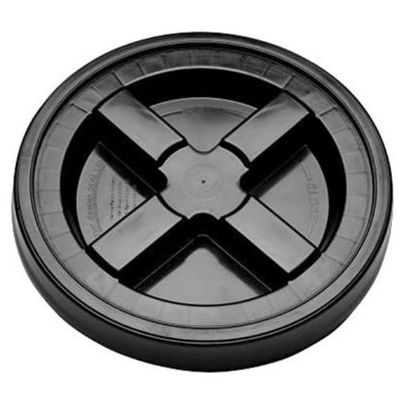 Black Bucket Lid - 2 Piece