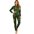 thumbnail image 2 of Lvotionpl 2026 Family Christmas Pajamas Matching Sets, Match Family Christmas Pjs Long Sleeve Top & Pants Set Matching Holiday Family Pajama Xmas Sets, 2 of 5