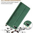 thumbnail image 6 of Case for iPhone 7 Plus iPhone 8 Plus, Vintage Wallet Folio Flip Cover Full Coverage Premium Leather Case with Magnetic Closure Kickstand Card Slots - Dark Green, 6 of 9