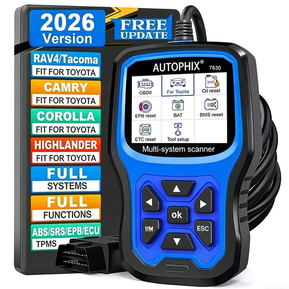 AUTOPHIX 7360 OBD2 Scanner Code Reader Full System ABS SAS TPMS DPF BMS Car Diagnostic Test Tools for Toyota