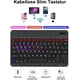 thumbnail image 4 of Teclado para tableta A9 Plus - Funda con teclado para Galaxy Tab A9 Plus, [QWERTZ alemán] Teclado magnético inalámbrico Bluetooth extraíble, 4 of 5