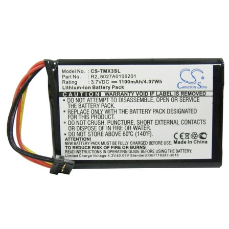 1100mAh TomTom 6027A0106201 Battery for XXL IQ Routes 1EP0.029.01 5EP0.029.01 4EP0.001.02