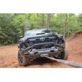 thumbnail image 4 of Fits 2024-2025 Toyota Tacoma Fab Fours Bumper TT24-X6352-1 Matrix Series; One Piece Design; Direct Fit; Mounting Hardware Included; With Pre-Runner Guard; With D-Ring Mounts; Black Powder Coated Steel, 4 of 5