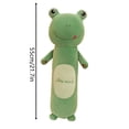 thumbnail image 2 of 21.7in Long Animal Body Pillow, Cylindrical Soft Plush Toy, Stuffed Animal for Sleeping, Cute Decorative Hugging Pillow, Comfortable Bedtime Companion, Gift, 2 of 5