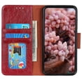 thumbnail image 3 of For Xiaomi Redmi Note 14 4G (164.84mm) Case Nappa Texture Split Leather Wallet Phone Cover - Orange, 3 of 5