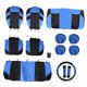 thumbnail image 1 of de para Asiento de Coche de 13 Piezas, Almohadillas para Cinturón de Hombro, Negro + Azul Zulema Juego de Cubiertas de Asiento de Automóvil, 1 of 8