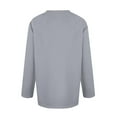 thumbnail image 6 of Tee Shirts for Women Fall Casual Long Sleeve Button Shirts Sweatshirt Top Pullover, 6 of 8