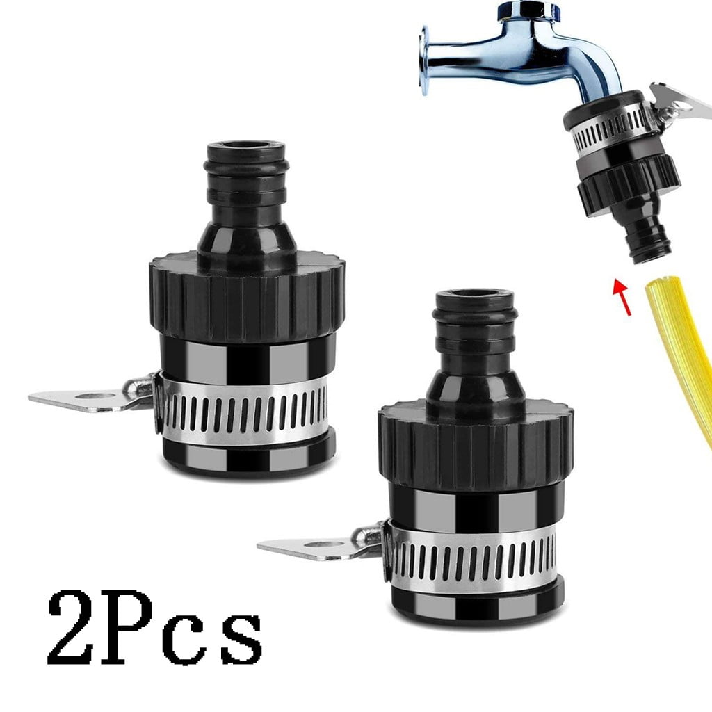 2P Universal Kitchen Tap Connector Joiner Fitting Mixer Garden Hose Adaptor Pipe 