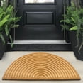 thumbnail image 1 of Tapis de Porte en Fibre de Coco Naturel Gaufré Antidérapant de Qualité Supérieure pour Porte d'Entrée Intérieure Extérieure, Véranda Extérieure, Entrée de Maison, Déco de Style Ferme, 1 of 9