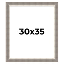 30x35 Frame Grey Real Wood Picture Frame Width 2.75 Inches | Interior Frame Depth 0.5 Inches |