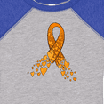thumbnail image 4 of Inktastic Leukemia Awareness with Orange Ribbon Made of Hearts Boys or Girls Baby Bodysuit, 4 of 5