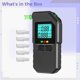 thumbnail image 2 of Breathalyzer Portable Digital LCD Display, Accurate In Seconds, 5 Replaceable Mouthpieces, 4.7x2.4x0.8 In, FCC CE RoHS, 2 of 4