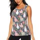 thumbnail image 1 of Fotbe Llamas Blusas Sin Mangas para Mujer – Estilo Casual, Corte Suelto, Slim-Fit, Cuello Redondo Deportivo, Tops de Verano para Gimnasio y Yoga-Medium, 1 of 7