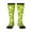 3 Black, variant on Green Apple Pattern Women’s Knee High Crew Socks,Trouser Socks Comfortable, Breathable, Moisture-Wicking and Soft